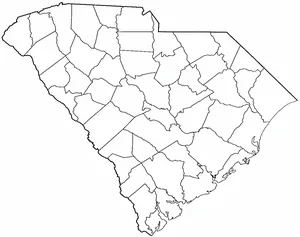 Adapted from Wikipedia's SC county maps by Seth Ilys.