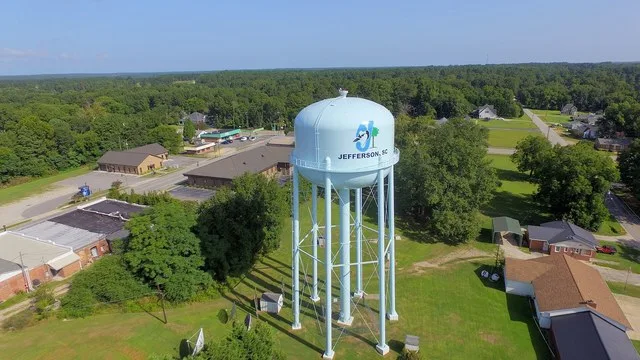 More recent picture of the water tower