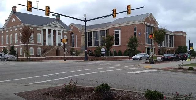 One of Lancaster's main intersections
