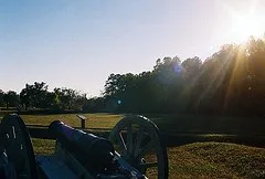 Star Fort Battlefield at sunset. by Christina Croft.