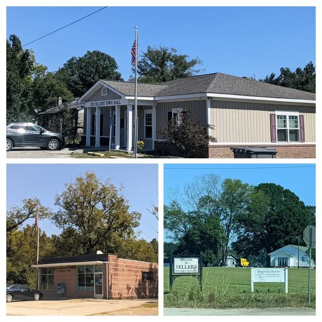 Collage of photos from Sellers, South Carolina