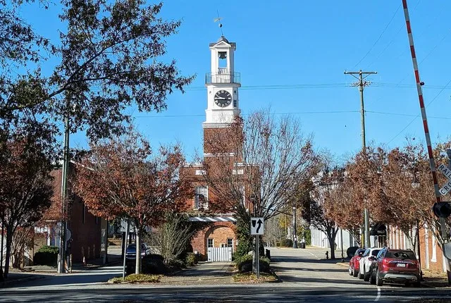 Town clock, Winnsboro, South Carolina