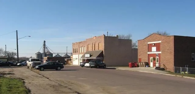 Saint Olaf Avenue in Baltic, South Dakota, USA.