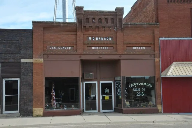 BUILT IN 1907 AS A COMMERCIAL BLOCK AND NOW USED AS A HERITAGE MUSEUM