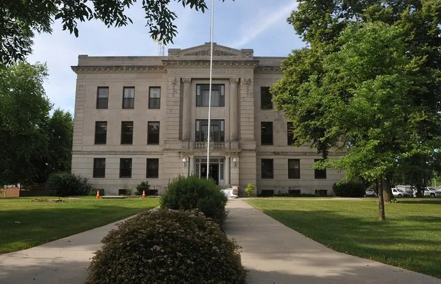 THE FIRM OF BUECHNER & ORTH DESIGNED THIS STRUCTURE BUILT IN 1916 IN THE TOWN OF CLEAR LAKE. THIS FIRM IS A WELL KNOWN DESIGNER OF COURTHOUSE IN THE UPPER MIDWEST