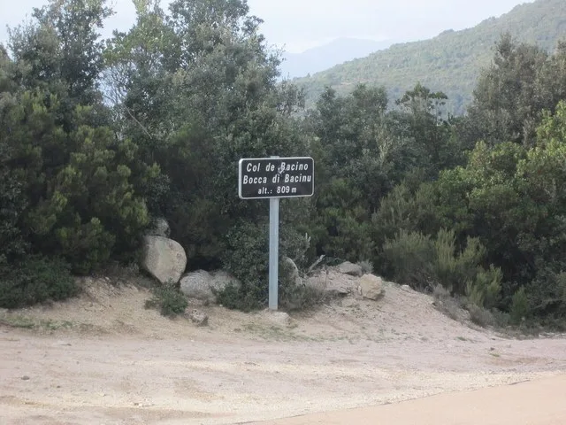 Panneau Col de Bacinu