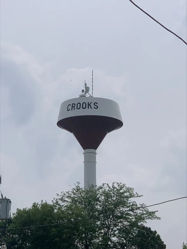 Water Tower in Crooks, South Dakota