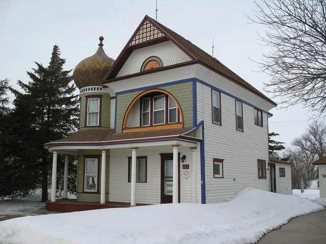 The "Onion House" in Delmont, South Dakota.