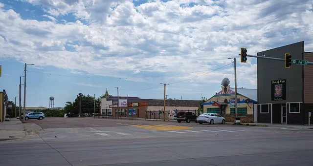 Downtown Mission, South Dakota.