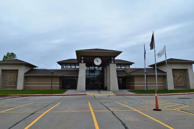 The city hall in North Sioux City, South Dakota .