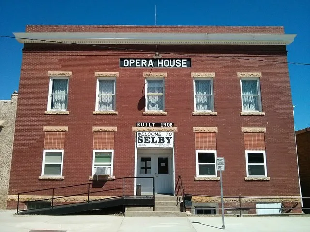 The opera house, Selby, South Dakota