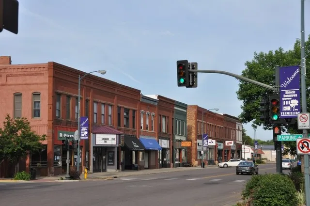 Downtown Vermilion, South Dakota , part of the Downtown Vermilion Historic District .