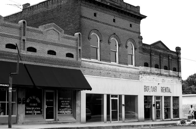 Town Square of Bolivar, Tennessee, United States