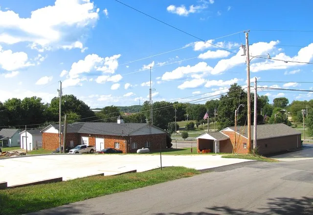 Town hall and post office in Calhoun, Tennessee, United States.