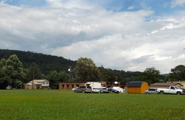 Houses and municipal buildings in Graysville, Tennessee, United States.