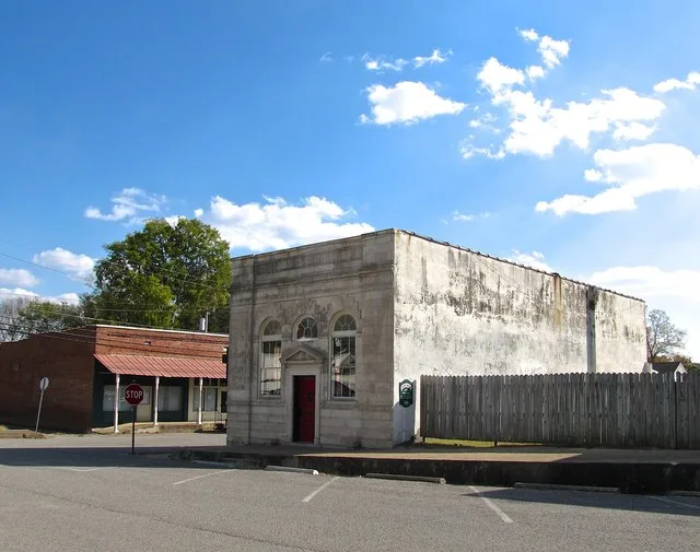 The old Bank of Loretto building in Loretto, Tennessee, United States.