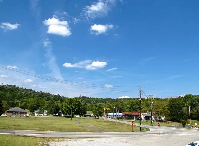 The intersection of State Route 131 and State Route 61 in Luttrell, Tennessee, United States.
