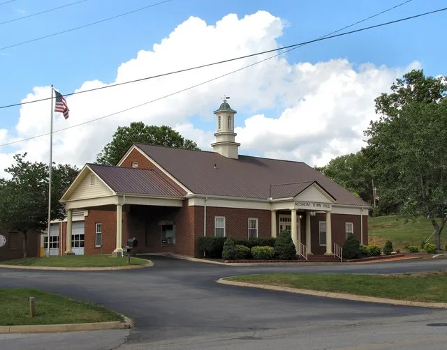 Mosheim Town Hall in Mosheim, Tennessee, United States.