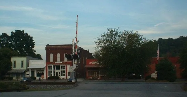 Downtown Normandy, Tennessee, along the Dixie Highway.