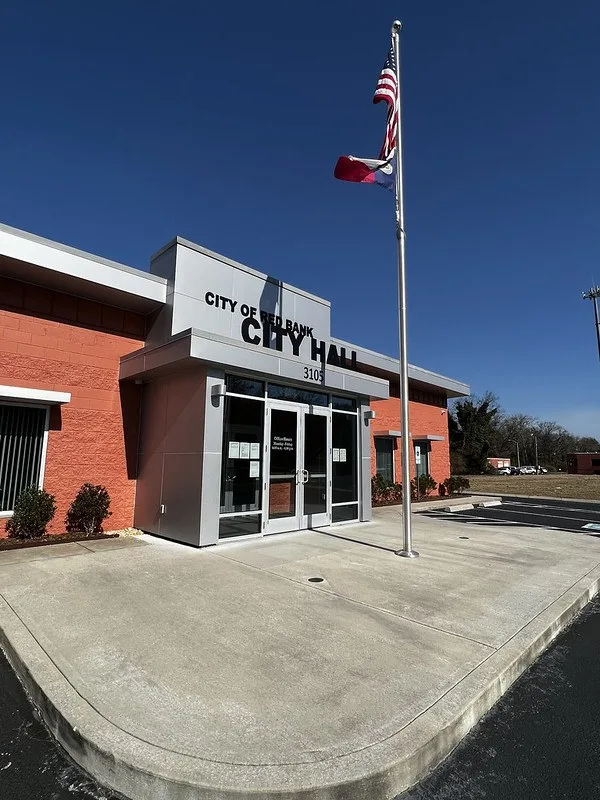 The new city hall in Red Bank was opened in 2019