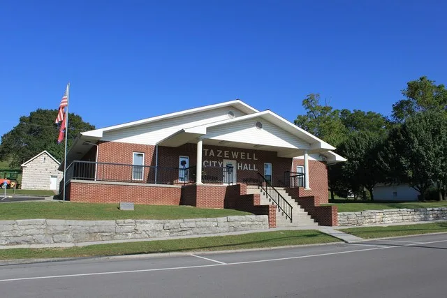 Tazewell Tennessee City Hall, 1830 Main Street.