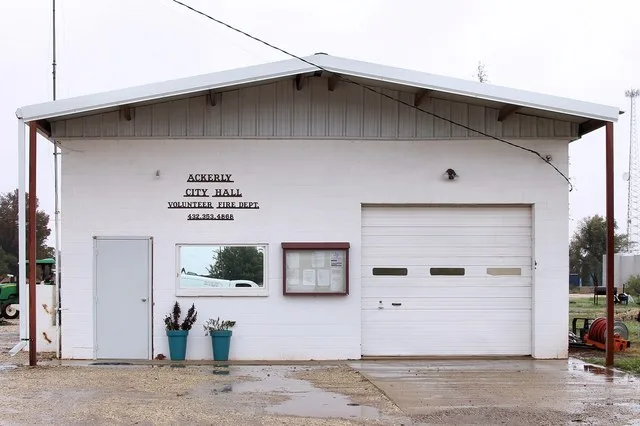 City Hall of Ackerly, Texas , United States.