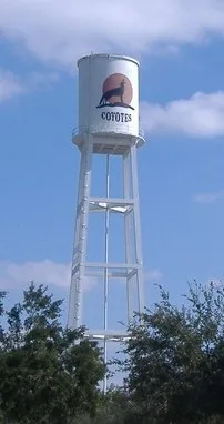 the water tower in Alice on Hwy 44.