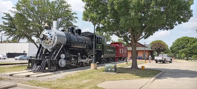 Picture of steam locomotive engine at Allen Heritage Center