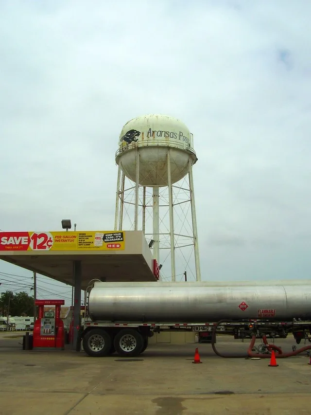 Water tower of Aransas Pass