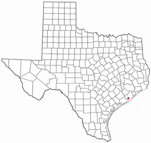 Adapted from Wikipedia's TX county maps by Seth Ilys.