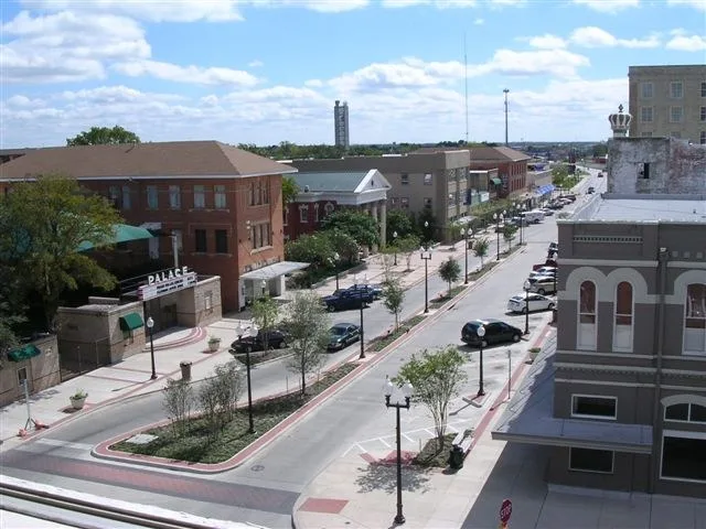 Main Street in Downtown Bryan, Texas