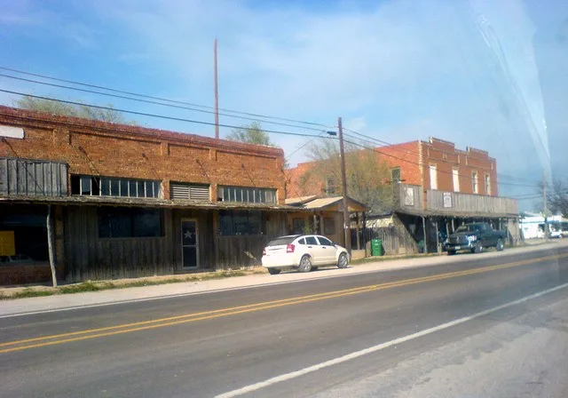 Downtown Bryson, Texas from US 380.