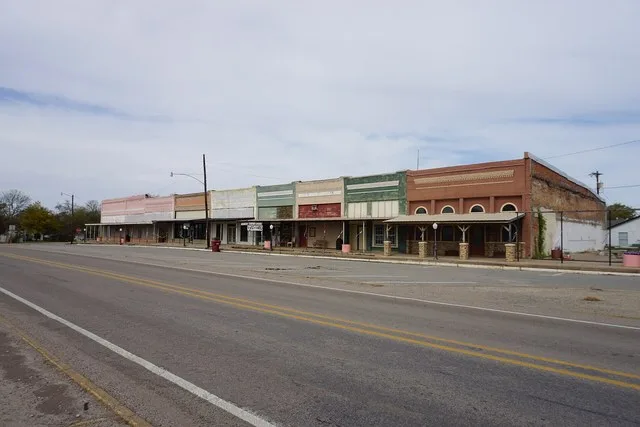 U.S. Route 69 in Celeste , Texas ( United States ).