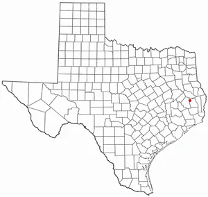 Adapted from Wikipedia's TX county maps by Seth Ilys.
