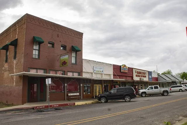 Downtown Collinsville, Texas in 2016