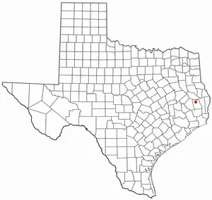 Adapted from Wikipedia's TX county maps by Seth Ilys.