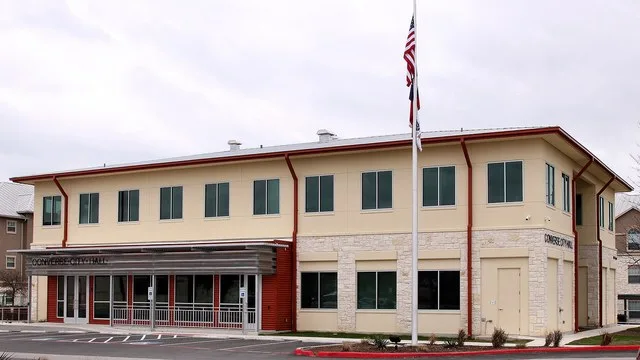 The City Hall of Converse, Texas, United States.