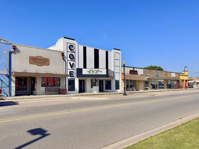 Downtown Copperas Cove along Ave D in May 2026