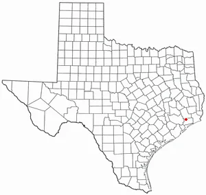 Adapted from Wikipedia's TX county maps by Seth Ilys.