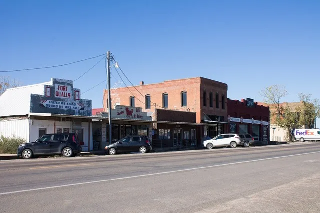 The small town of Crawford, Texas