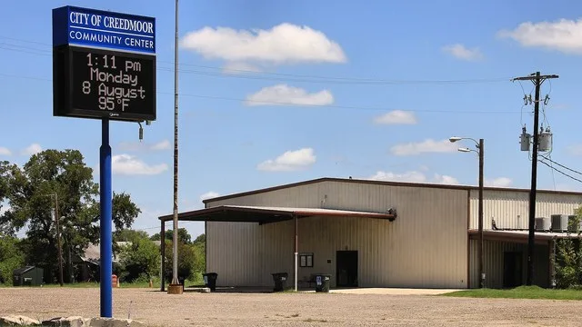 The community center in Creedmoor, Texas , United States.