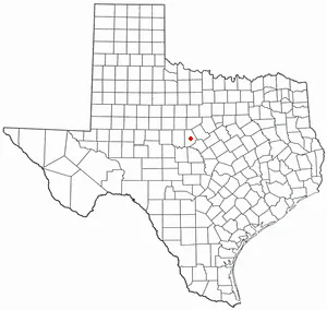 Adapted from Wikipedia's TX county maps by Seth Ilys.
