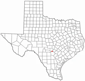 Adapted from Wikipedia's TX county maps by Seth Ilys.