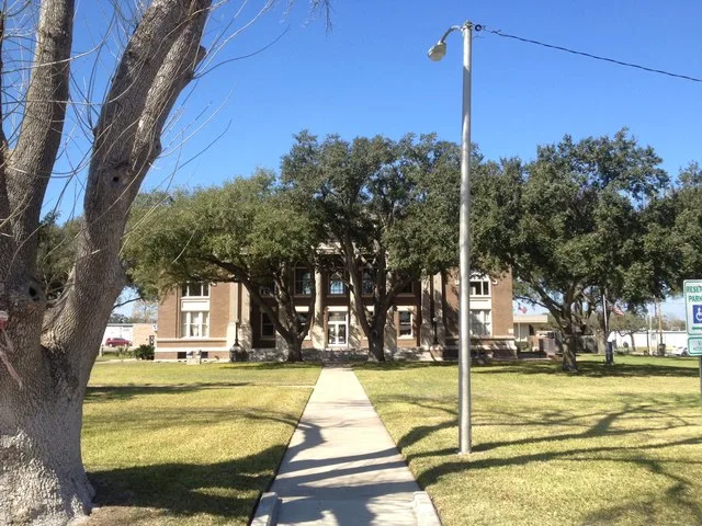 The Brooks County Courthouse in Falfurrias, Texas.