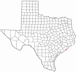 Adapted from Wikipedia's TX county maps by Seth Ilys.