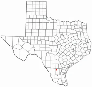 Adapted from Wikipedia's TX county maps by Seth Ilys.