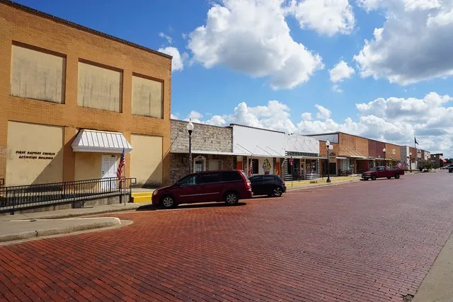 Buffalo Street in Gilmer , Texas ( United States ).