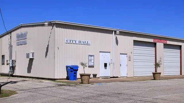City Hall of Goodrich, Texas , United States.