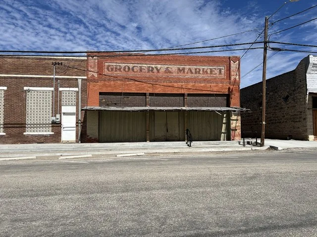 Abandoned Grocery Store in Gorman, Texas .