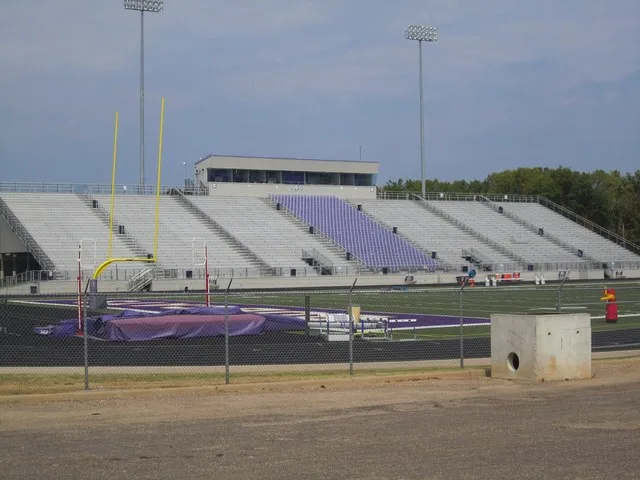 I took photo with Canon camera of Bobcat Stadium in Hallsville, TX.